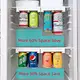 soda can dispenser for refrigerator